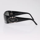 PRADA Sunglasses plastic Black CC Auth 212901-8