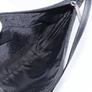 GUCCI GG Canvas Shoulder Bag Black Silver 32160 Auth 212904V-17