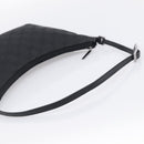 GUCCI GG Canvas Shoulder Bag Black Silver 32160 Auth 212904V-7