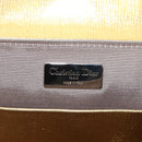 Christian Dior Canage Backpack Leather Gold Silver Auth 212907V-28