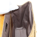 Christian Dior Canage Backpack Leather Gold Silver Auth 212907V-31