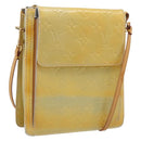LOUIS VUITTON Monogram Vernis Motto Accessory Pouch Gris M91030 LV Auth 212909-1
