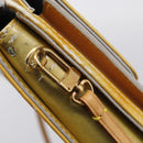 LOUIS VUITTON Monogram Vernis Motto Accessory Pouch Gris M91030 LV Auth 212909-15