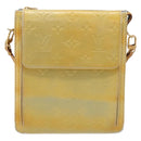 LOUIS VUITTON Monogram Vernis Motto Accessory Pouch Gris M91030 LV Auth 212909-2