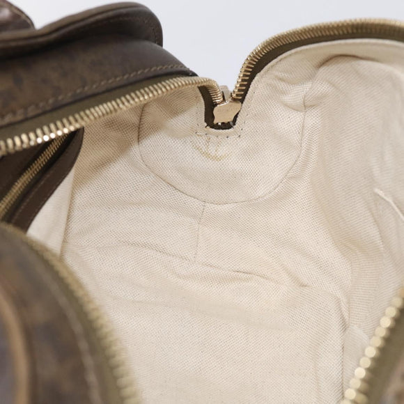 GUCCI GG Canvas Guccissima Hand Bag Leather 2way Brown Gold 269955 Auth 212912