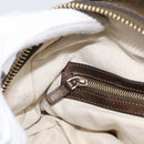 GUCCI GG Canvas Guccissima Hand Bag Leather 2way Brown Gold 269955 Auth 212912-22