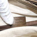 GUCCI GG Canvas Guccissima Hand Bag Leather 2way Brown Gold 269955 Auth 212912-24