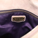 Miu Miu Vitellolux Hand Bag Leather 2way Beige Gold Auth 212913-22