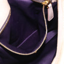 Miu Miu Vitellolux Hand Bag Leather 2way Beige Gold Auth 212913-27