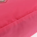 PRADA Shoulder Bag Nylon Pink Silver Auth 212914A-12
