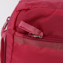 PRADA Shoulder Bag Nylon Pink Silver Auth 212914A-18