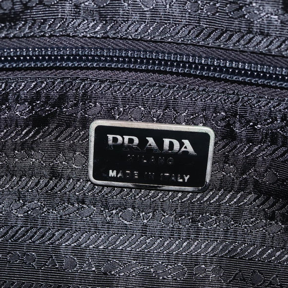 PRADA Shoulder Bag Nylon Pink Silver Auth 212914A