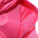 PRADA Shoulder Bag Nylon Pink Silver Auth 212914A-26