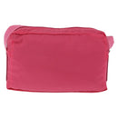 PRADA Shoulder Bag Nylon Pink Silver Auth 212914A-3