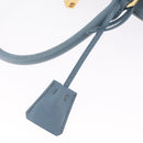 PRADA Hand Bag Saffiano leather 2way Light Blue Gold Auth 212916A-18