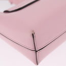 Salvatore Ferragamo Gancini Mini Hand Bag Leather Pink Auth 212917V-14