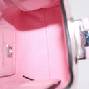Salvatore Ferragamo Gancini Mini Hand Bag Leather Pink Auth 212917V-19