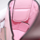 Salvatore Ferragamo Gancini Mini Hand Bag Leather Pink Auth 212917V-21
