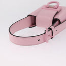 Salvatore Ferragamo Gancini Mini Hand Bag Leather Pink Auth 212917V-7