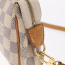 LOUIS VUITTON Damier Azur Eva Shoulder Bag 2way N55214 LV Auth 212930A-20