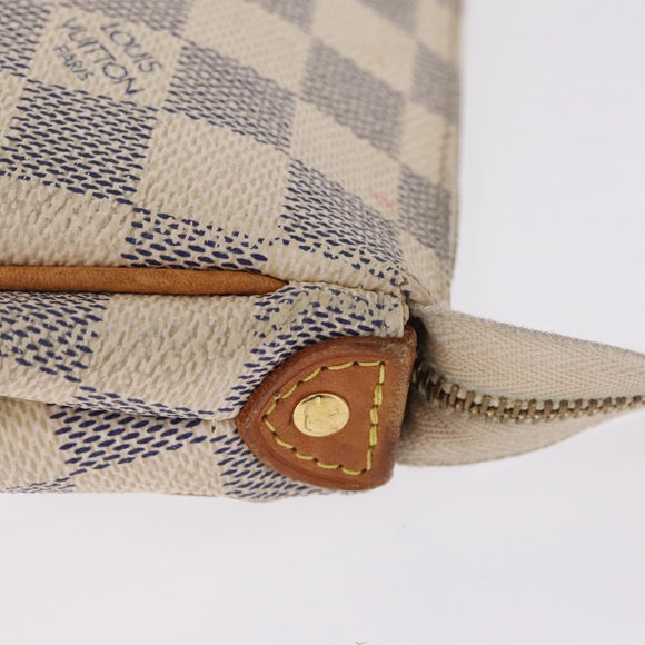 LOUIS VUITTON Damier Azur Eva Shoulder Bag 2way N55214 LV Auth 212930A