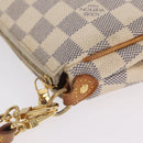 LOUIS VUITTON Damier Azur Eva Shoulder Bag 2way N55214 LV Auth 212930A-7