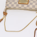 LOUIS VUITTON Damier Azur Eva Shoulder Bag 2way N55214 LV Auth 212930A-9