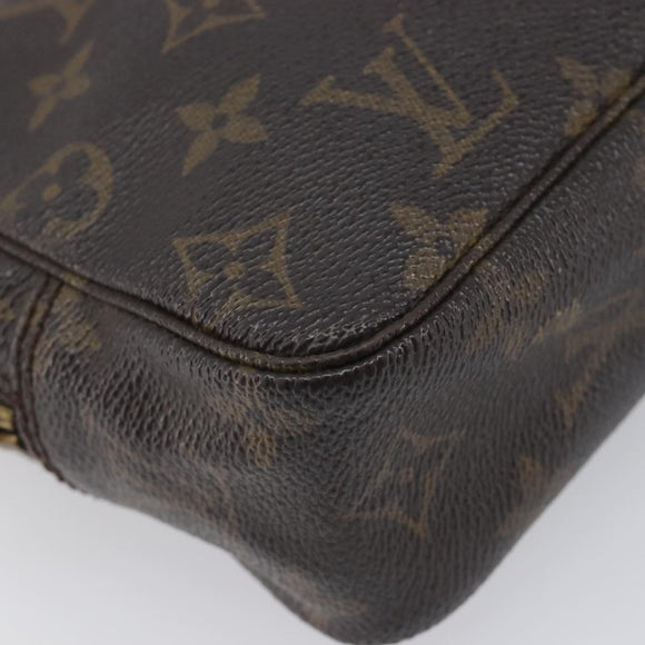 LOUIS VUITTON Monogram Trousse Toilette 18 Pouch M47526 LV Auth 212937