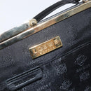 LOEWE Hand Bag Harako leather Brown Gold Auth 212938V-15