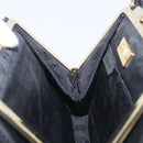 LOEWE Hand Bag Harako leather Brown Gold Auth 212938V-18