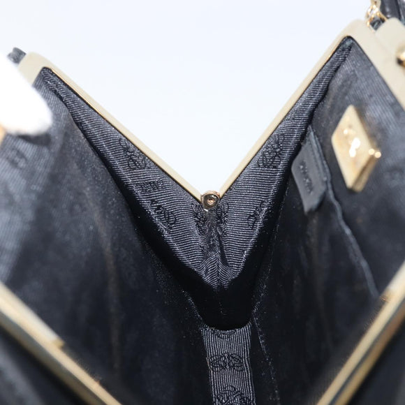 LOEWE Hand Bag Harako leather Brown Gold Auth 212938V