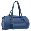LOUIS VUITTON Epi Soufflot Hand Bag Blue M52225 LV Auth 212939A-1