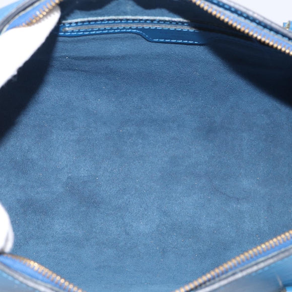 LOUIS VUITTON Epi Soufflot Hand Bag Blue M52225 LV Auth 212939A