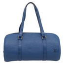 LOUIS VUITTON Epi Soufflot Hand Bag Blue M52225 LV Auth 212939A-2