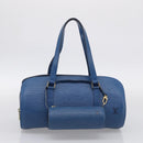 LOUIS VUITTON Epi Soufflot Hand Bag Blue M52225 LV Auth 212939A-25