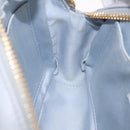 Miu Miu Matelasse Hand Bag Leather 2way Gray Gold Auth 212940SAV-27