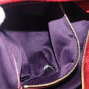 Miu Miu Hand Bag Leather Red Gold Auth 212947A-23