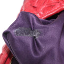 Miu Miu Hand Bag Leather Red Gold Auth 212947A-24