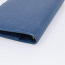 LOUIS VUITTON Epi Agenda PM Day Planner Cover Blue R20055 LV Auth 212953-10