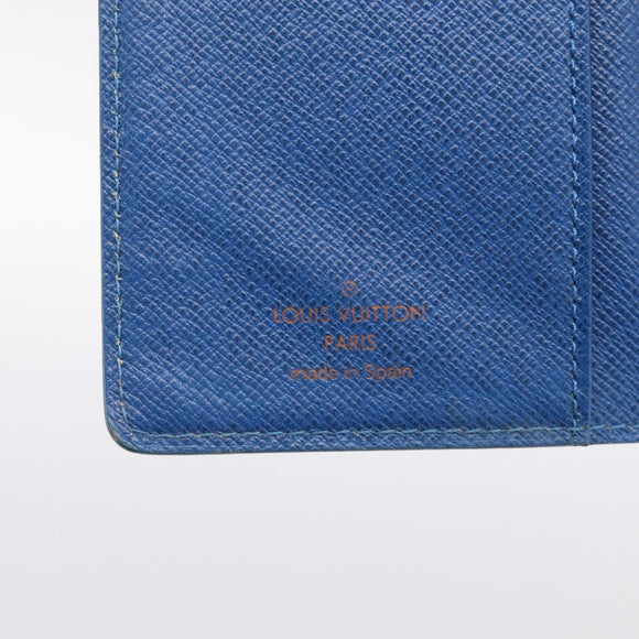 LOUIS VUITTON Epi Agenda PM Day Planner Cover Blue R20055 LV Auth 212953