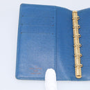 LOUIS VUITTON Epi Agenda PM Day Planner Cover Blue R20055 LV Auth 212953-16