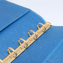LOUIS VUITTON Epi Agenda PM Day Planner Cover Blue R20055 LV Auth 212953-19