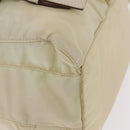 PRADA Backpack Nylon Beige Silver Auth 212961-16