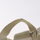 PRADA Backpack Nylon Beige Silver Auth 212961-8