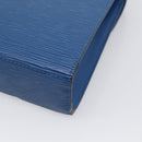 LOUIS VUITTON Epi Malesherbes Hand Bag Blue M52375 LV Auth 212964-12