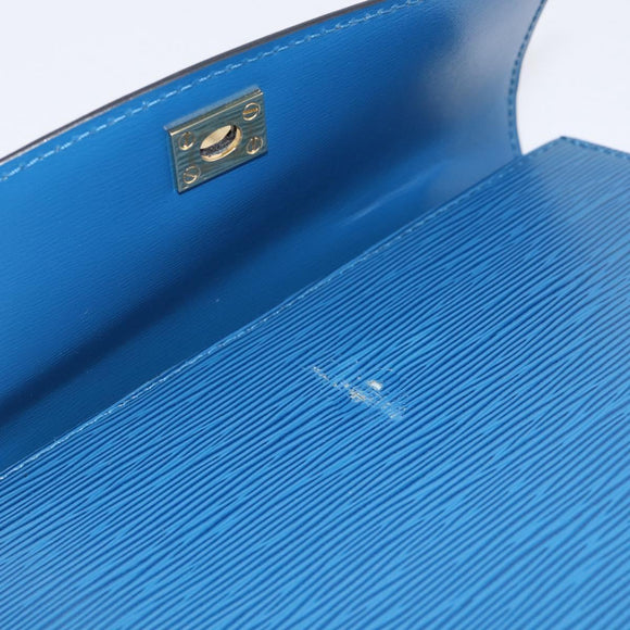 LOUIS VUITTON Epi Malesherbes Hand Bag Blue M52375 LV Auth 212964