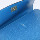 LOUIS VUITTON Epi Malesherbes Hand Bag Blue M52375 LV Auth 212964-9