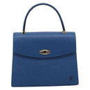 LOUIS VUITTON Epi Malesherbes Hand Bag Blue M52375 LV Auth 212964-2