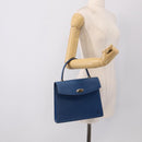 LOUIS VUITTON Epi Malesherbes Hand Bag Blue M52375 LV Auth 212964-25