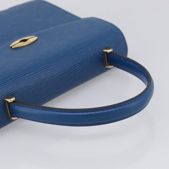 LOUIS VUITTON Epi Malesherbes Hand Bag Blue M52375 LV Auth 212964